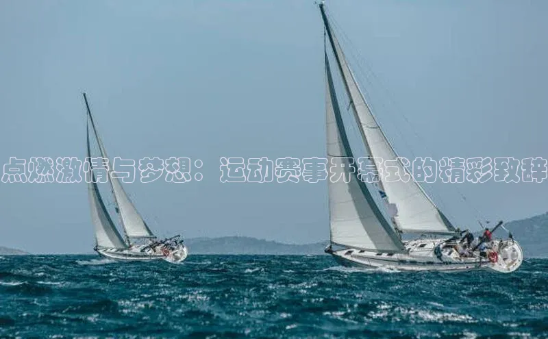 点燃激情与梦想：运动赛事开幕式的精彩致辞